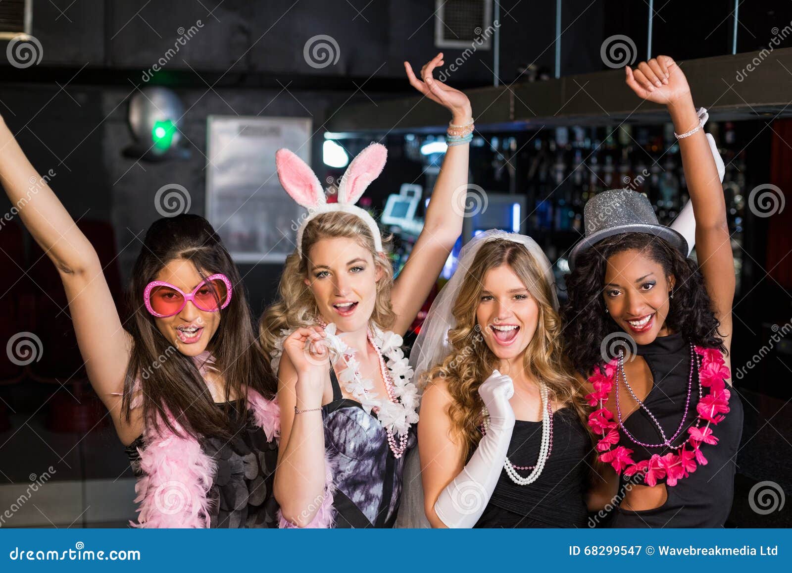 Download Friends Celebrating Bachelorette Party Stock Image - Image ...