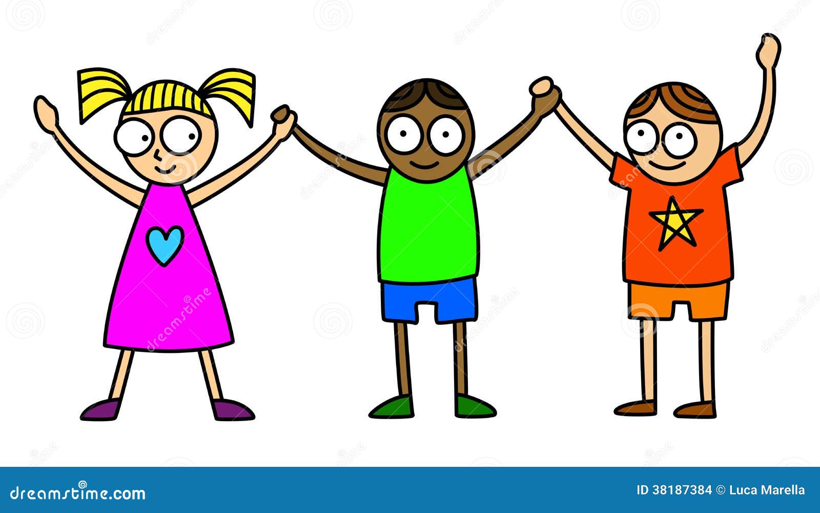 Friends children stock illustration. Illustration of childlike - 38187384