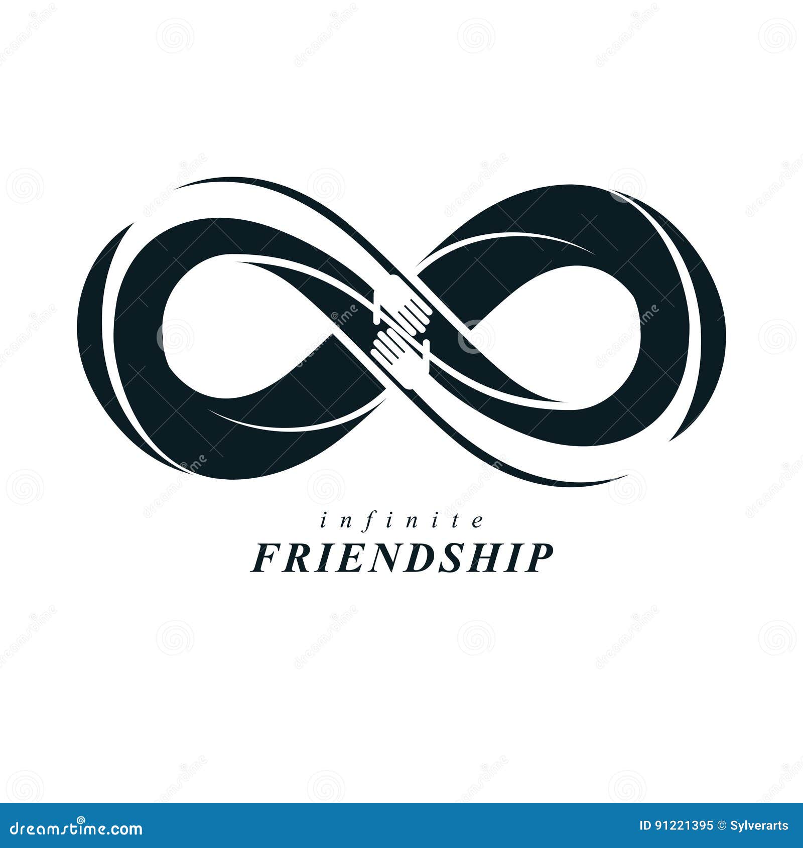 Friends Forever Logo Templates Design, Friendship Day Hand Drawn Badges  Vector Illustration | Stock vector | Colourbox