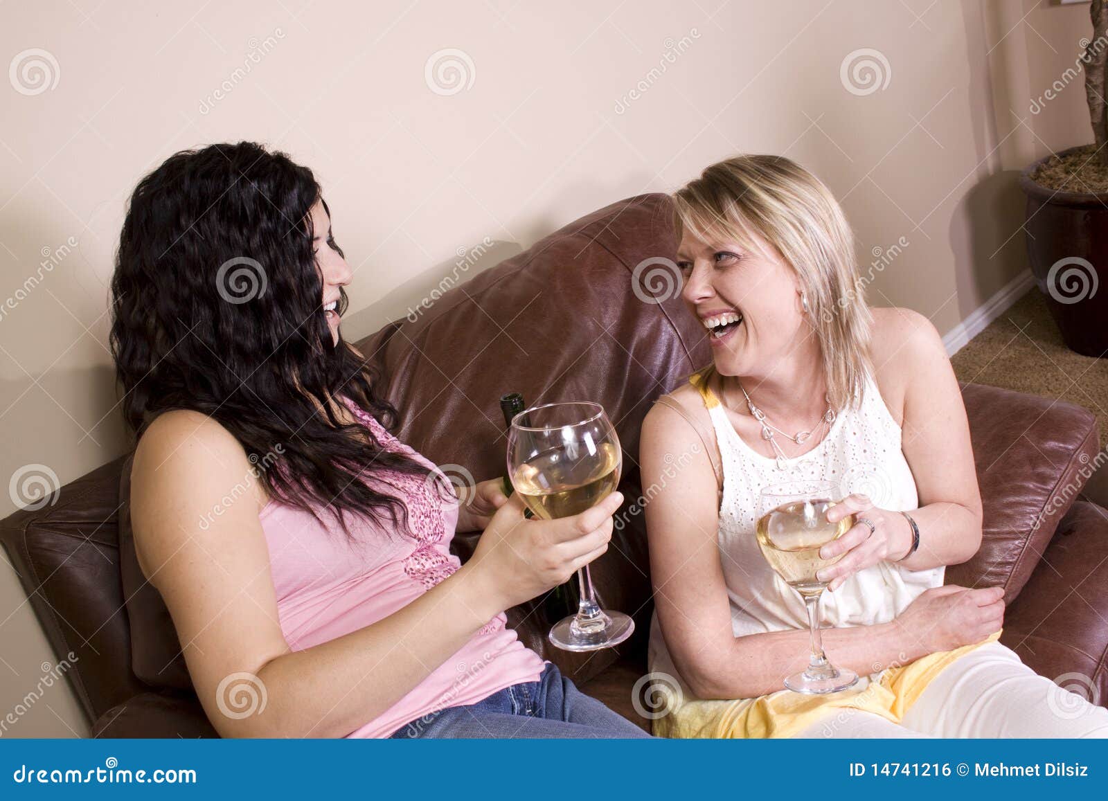 Friends Socializing at Home Stock Photo - Image of drinking, chat: 14741216