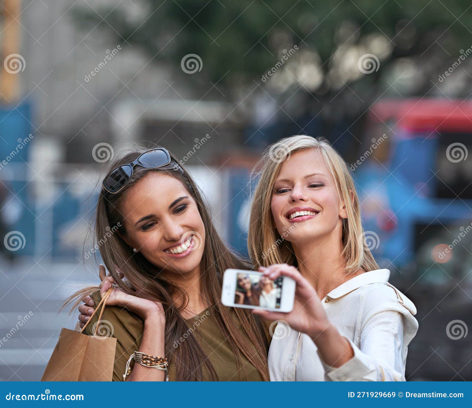Friendship Never Goes Out of Style. Two Young Women Taking a Selfie ...