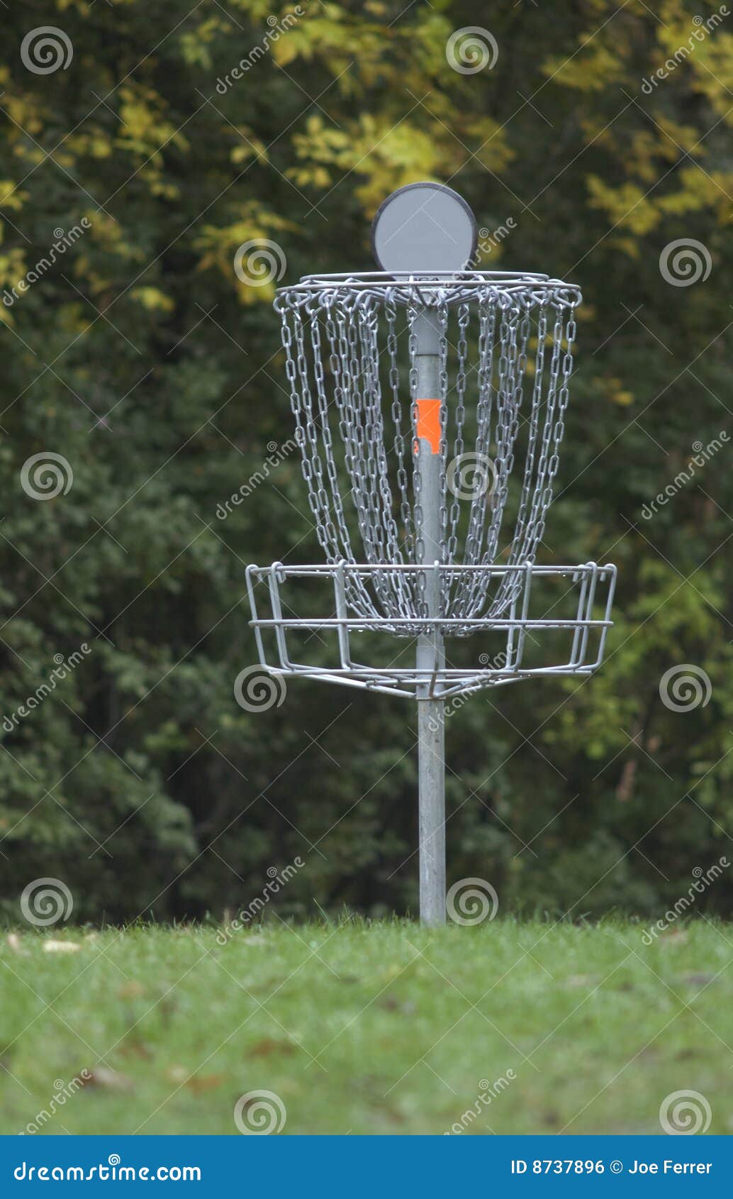 Frisbee Golf Basket stock photo. Image of activity, chains 8737896