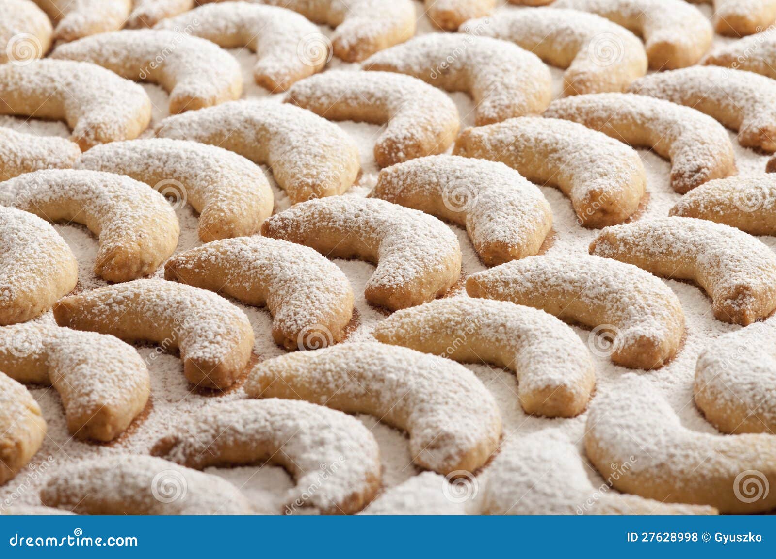 Frische Vanille-Plätzchen stockfoto. Bild von biskuit - 27628998