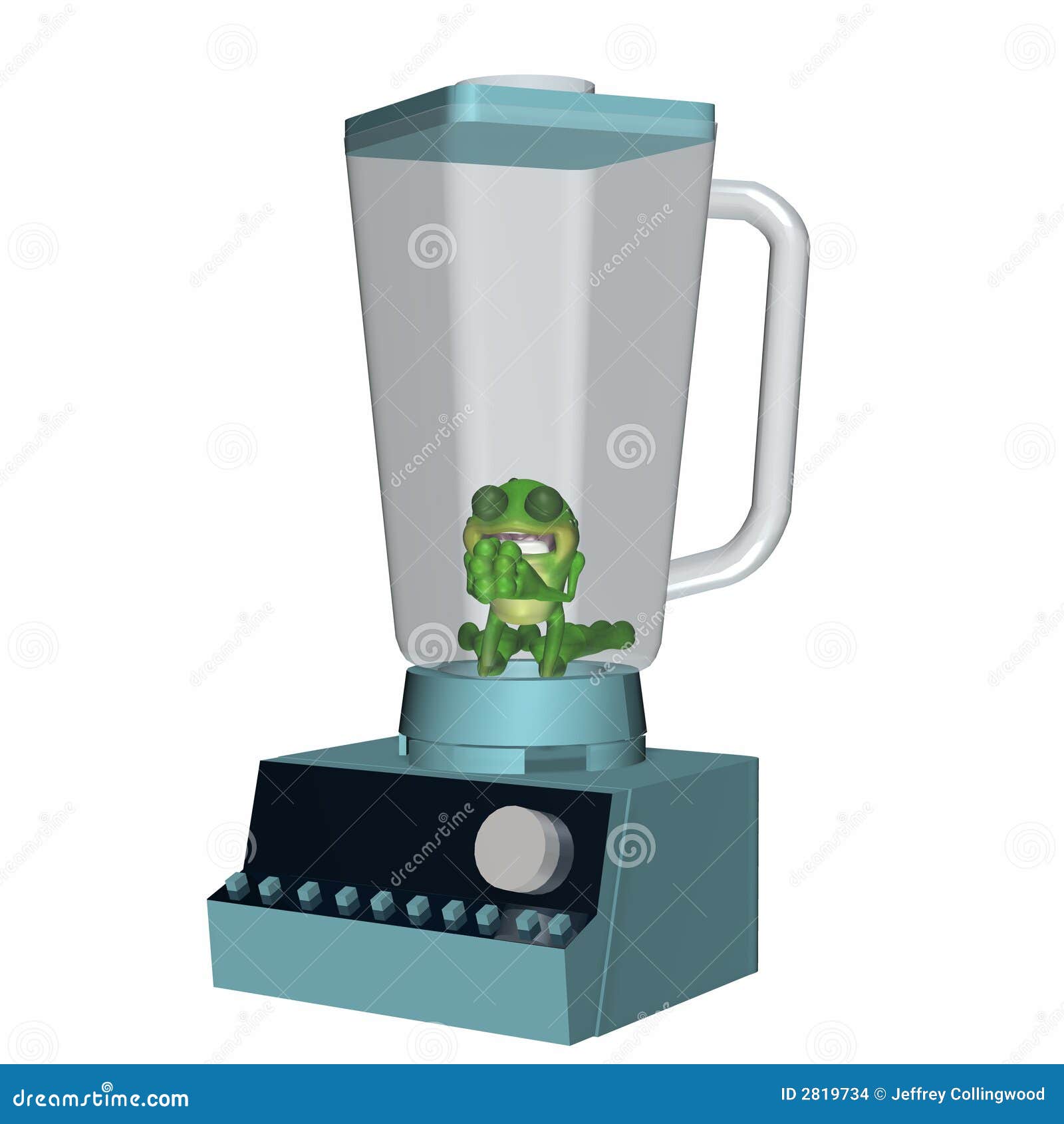 Frog In A Blender 3 Stock Images - Image: 2819734