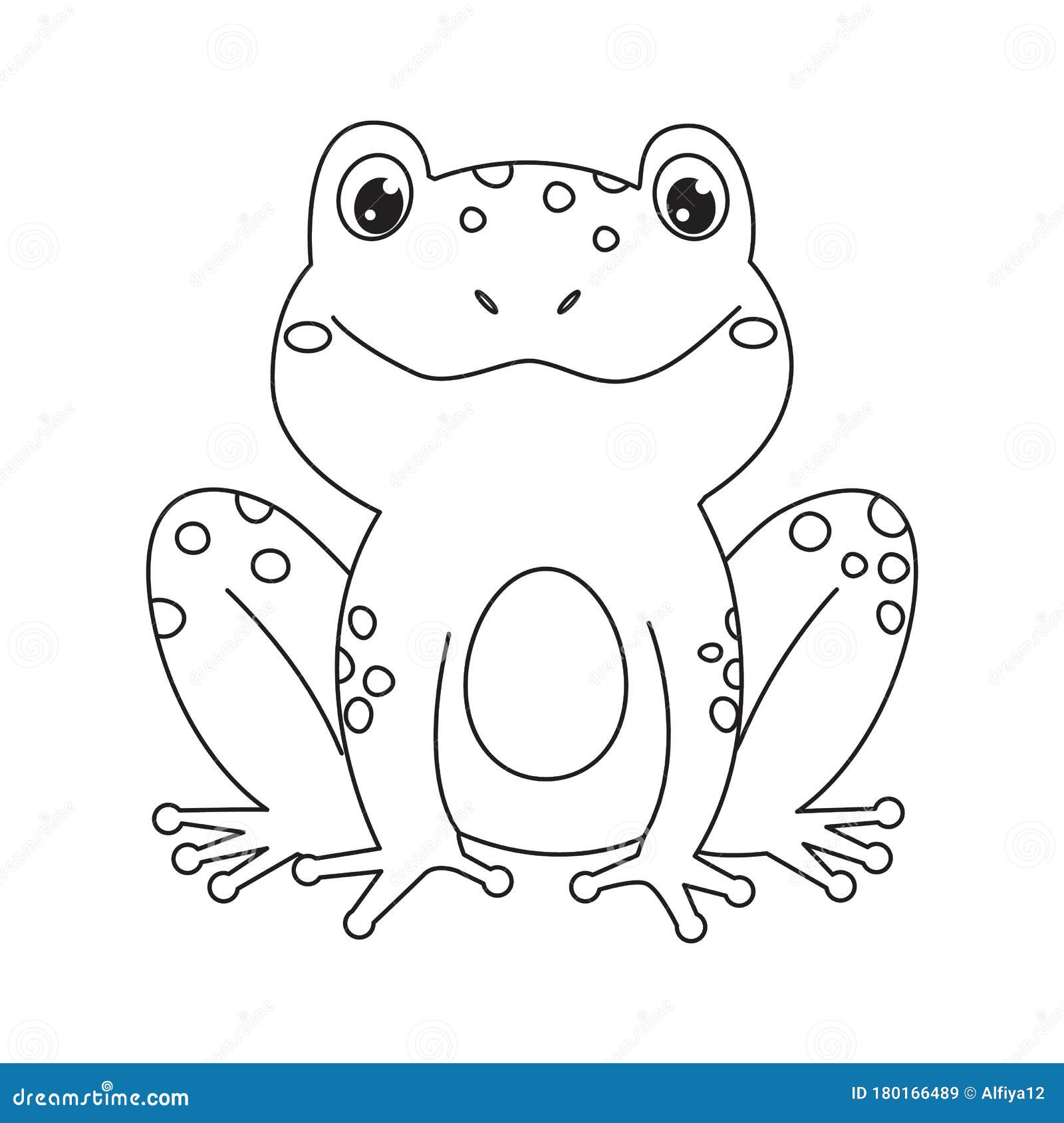 Cartoon Frog Coloring Pages