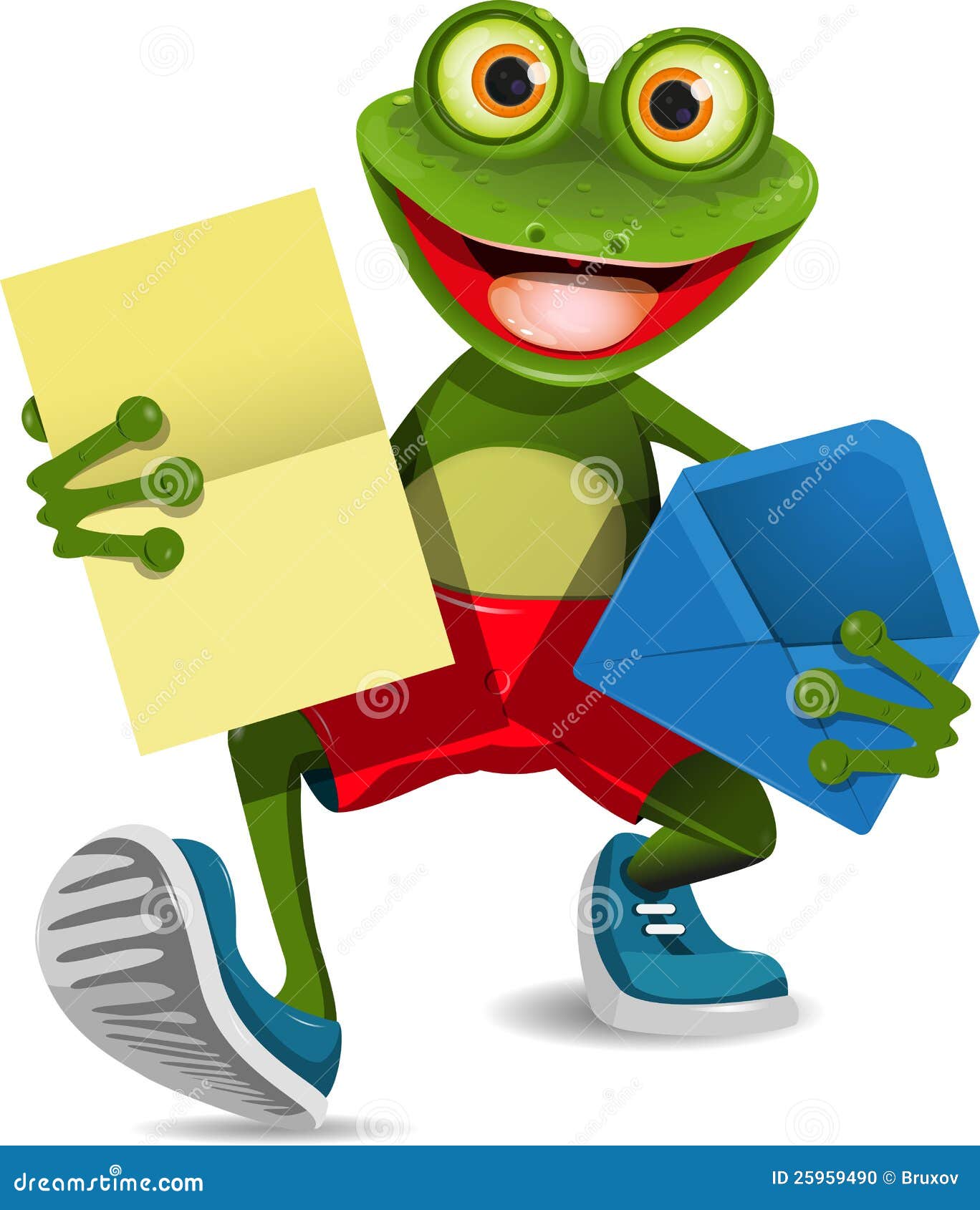 Image result for frog holding letter