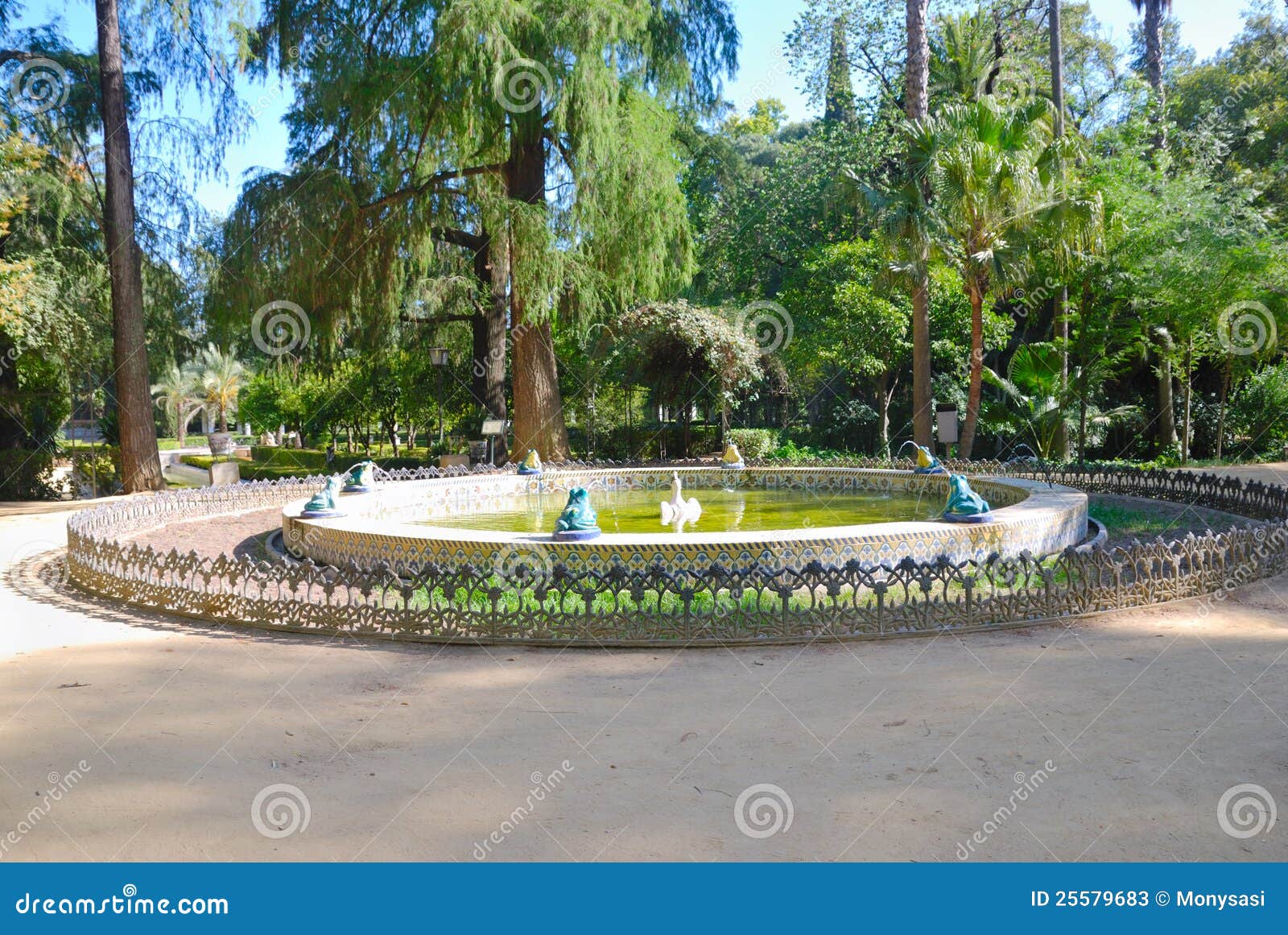 Frogs pond stock image. Image of hedge, plants, color - 25579683