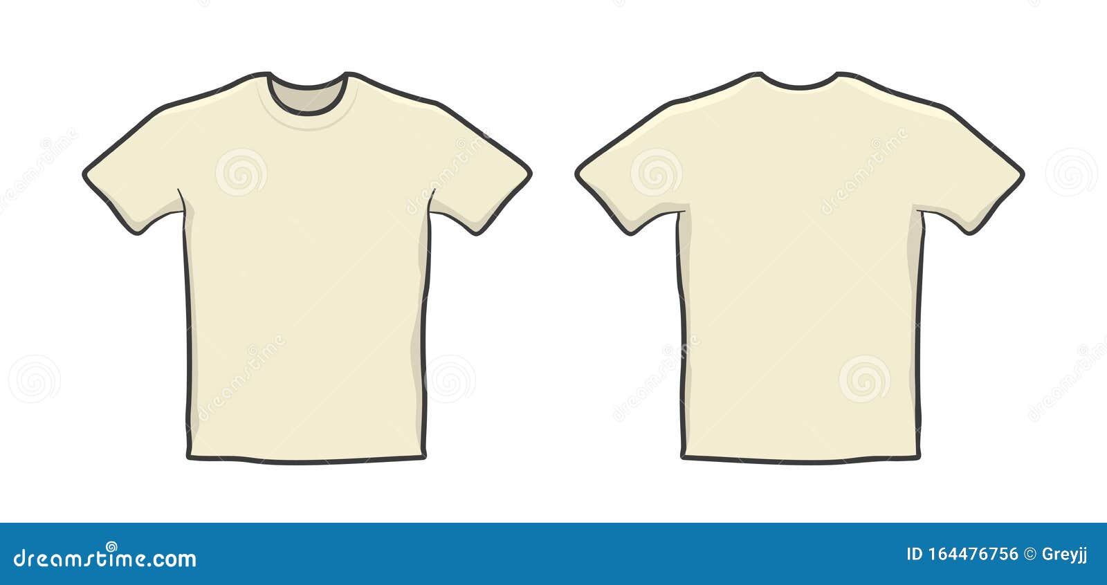 Front Blank Shirt Template Stock Illustrations – 18,227 Front Blank