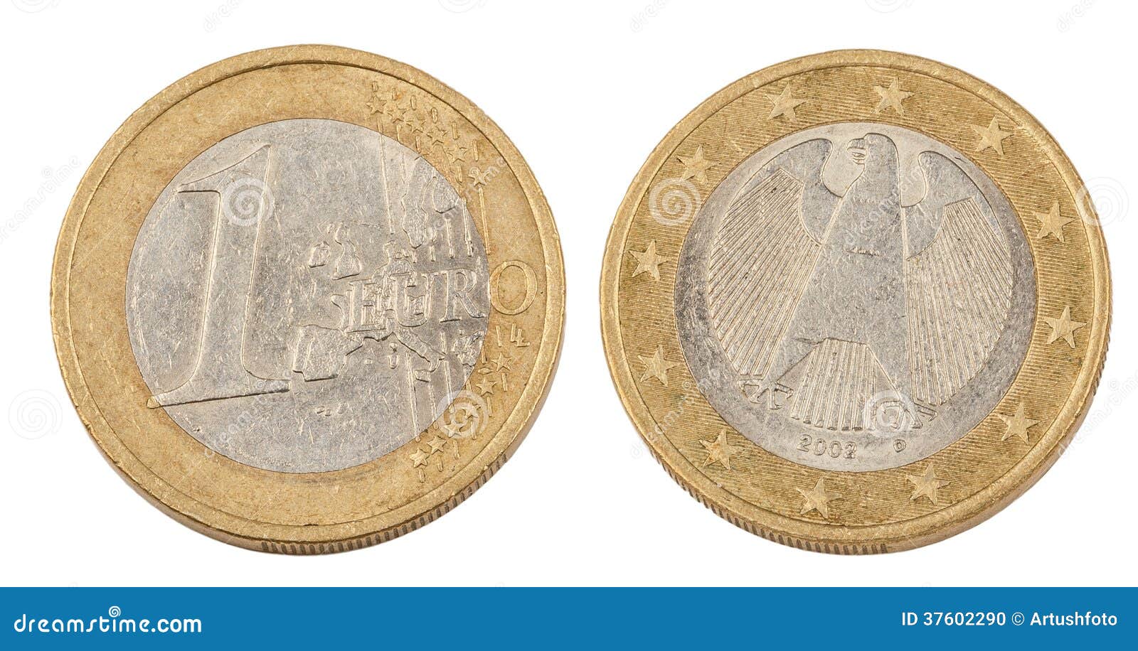 Front Back One Euro Coin Stock Photos - Free & Royalty-Free Stock Photos  From Dreamstime