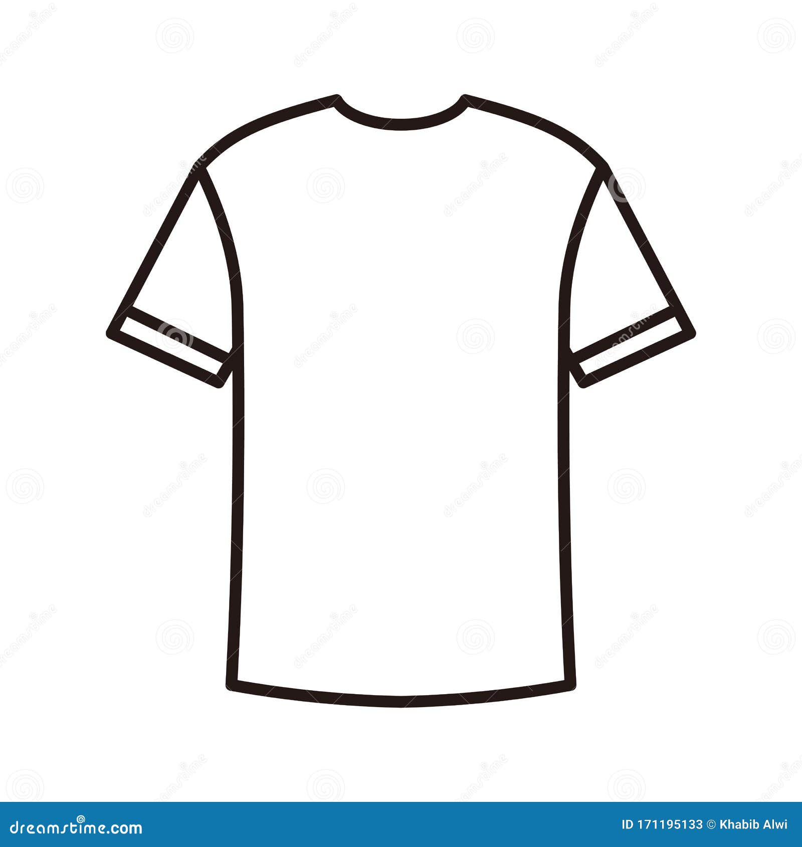 Front and Back T-shirt Icon Stock Vector - Illustration of clothes