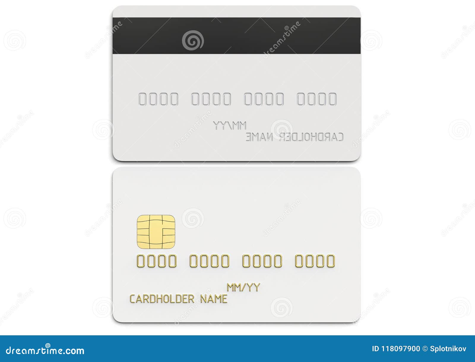 Credit Debit Card Front Back Stock Illustrations – 834 Credit Debit ...