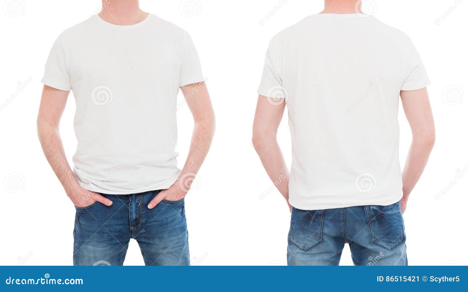 Download Front And Back View Tshirt Template. Stock Image - Image of human, casual: 86515421