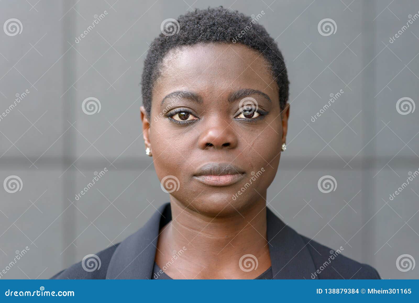 Front Bust Portrait of Young Black Woman Stock Photo - Image of grey, calm: 138879384 Front Bust Portrait of Young Black Woman Stock Photo - Image of grey, calm: 138879384