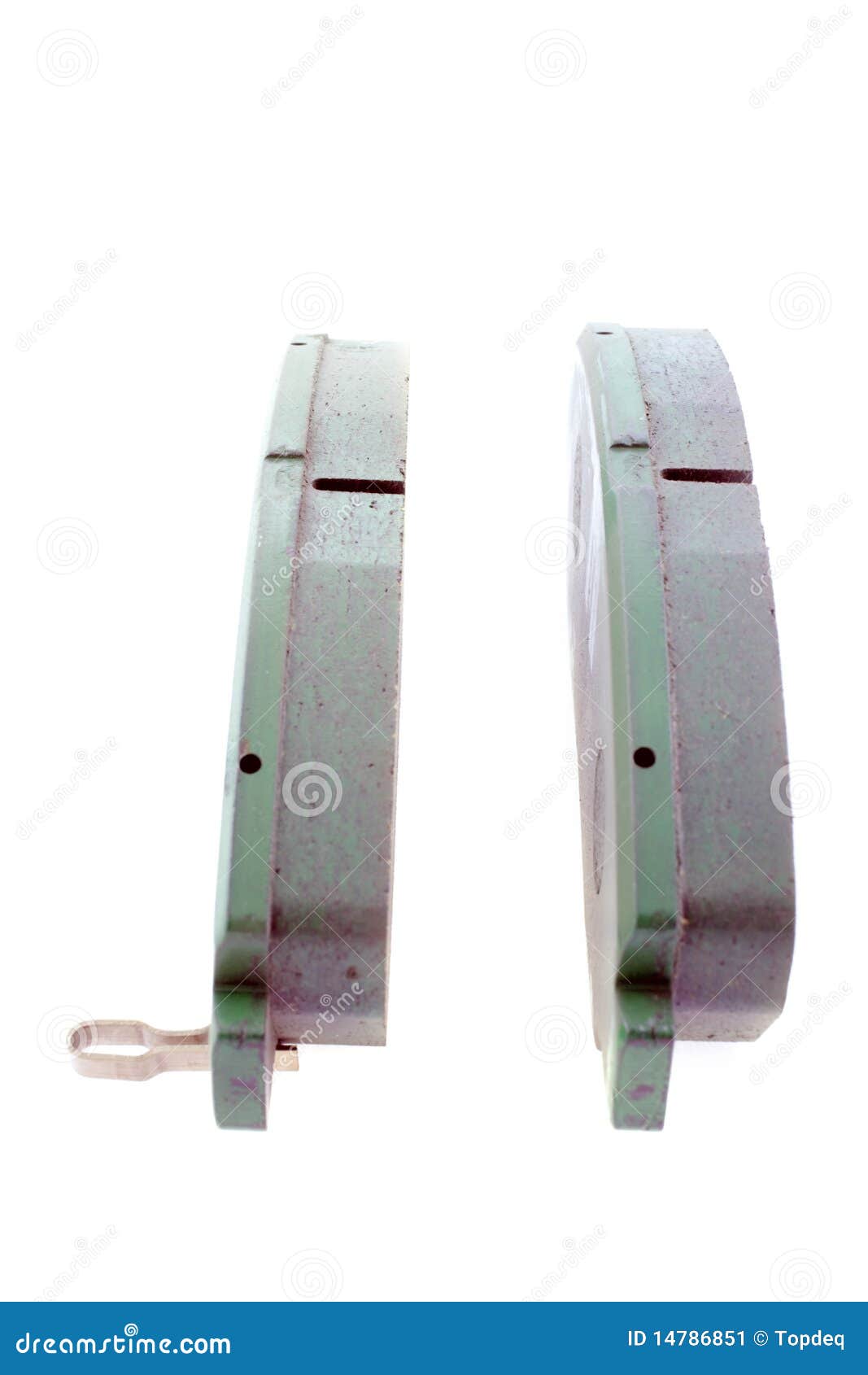 Front Car Brake Pads Isolated Stock Image Image of front, repairing