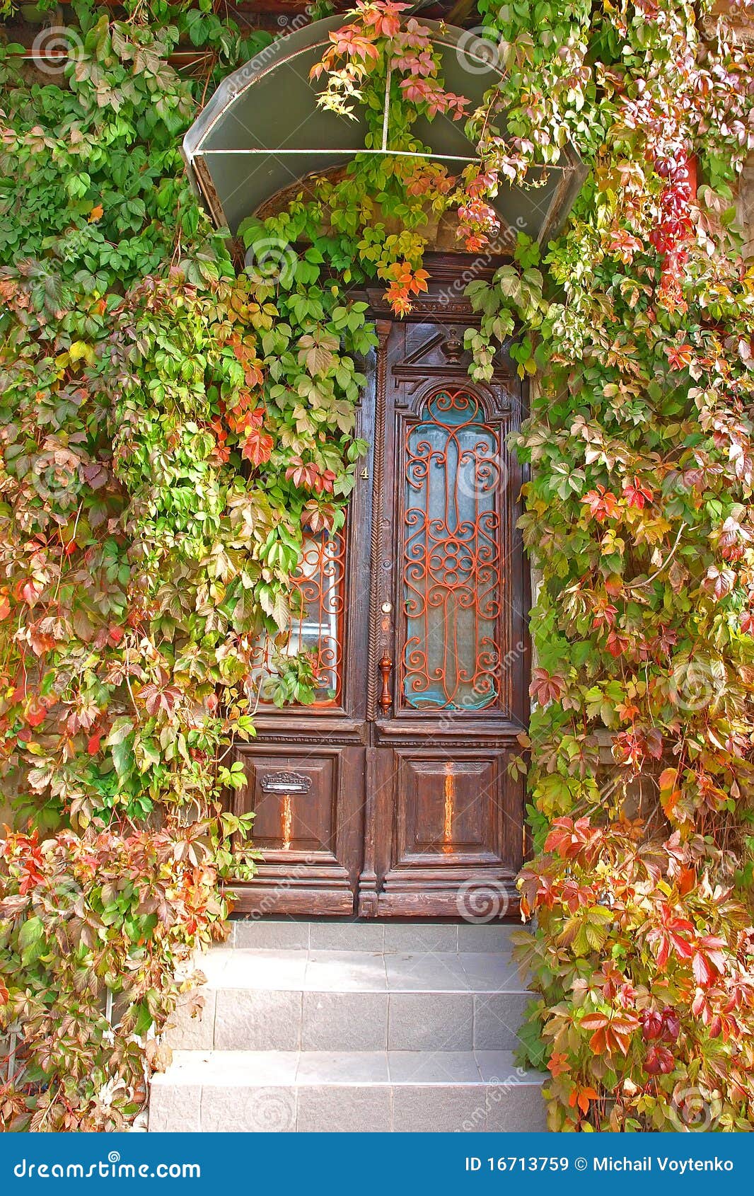 Front Door in the Old House Stock Image Image of vintage, front 16713759