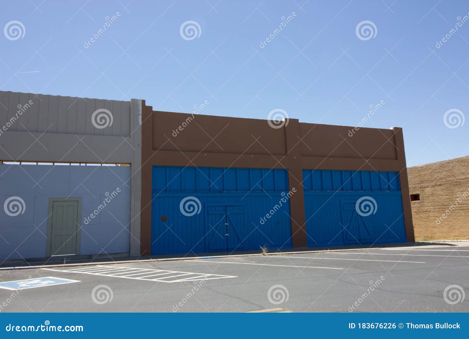 Front of Double Door Storage Units Stock Photo Image of outside