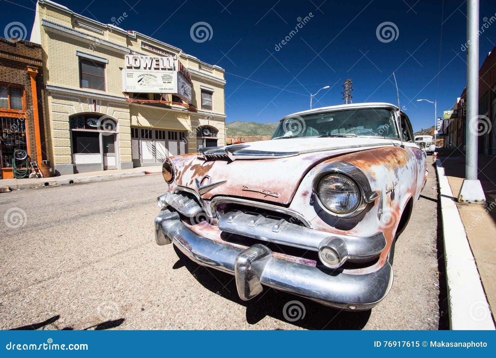 Front end of classic car editorial image. Image of arizona - 76917615