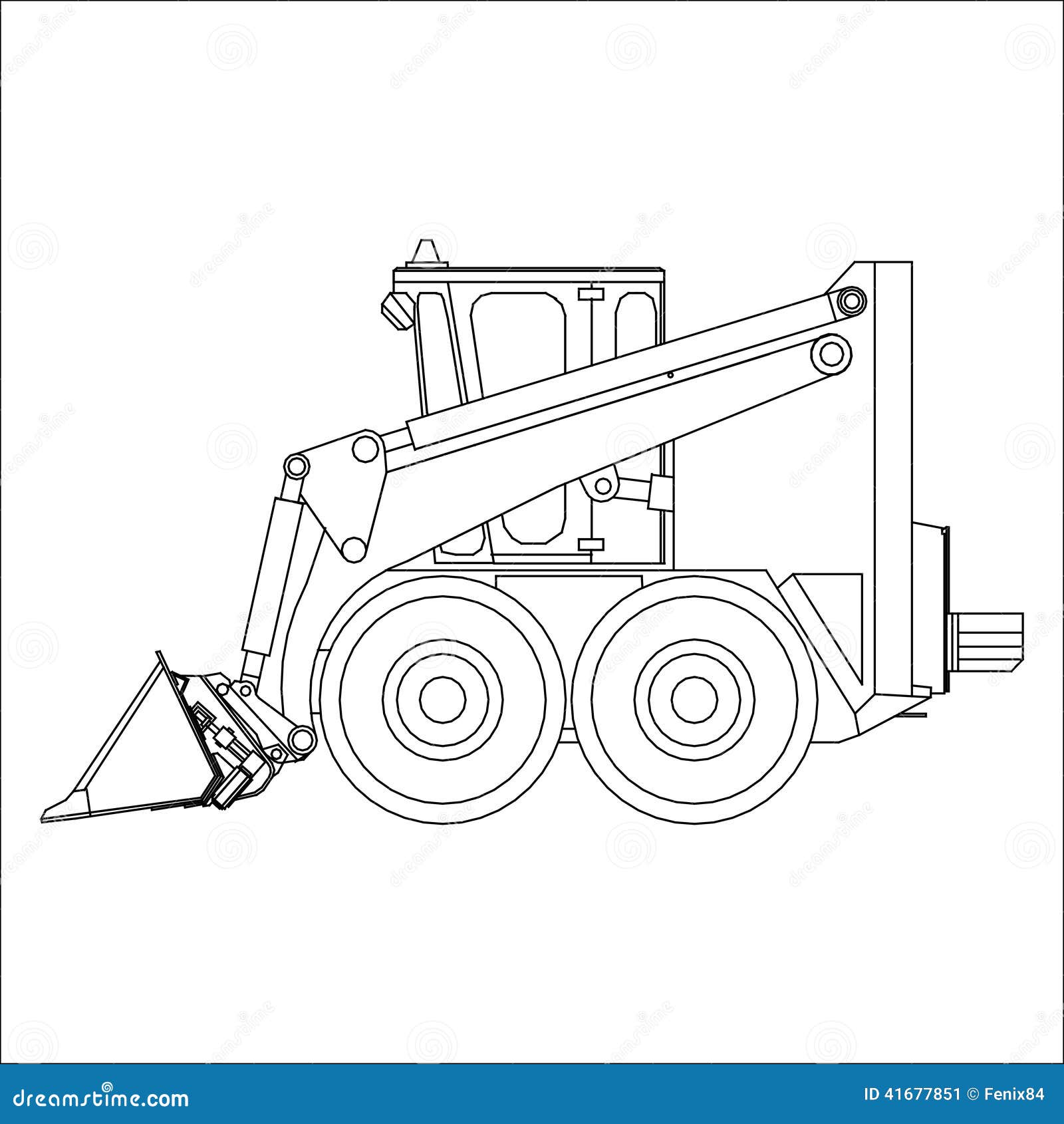 front loader coloring pages - photo #36