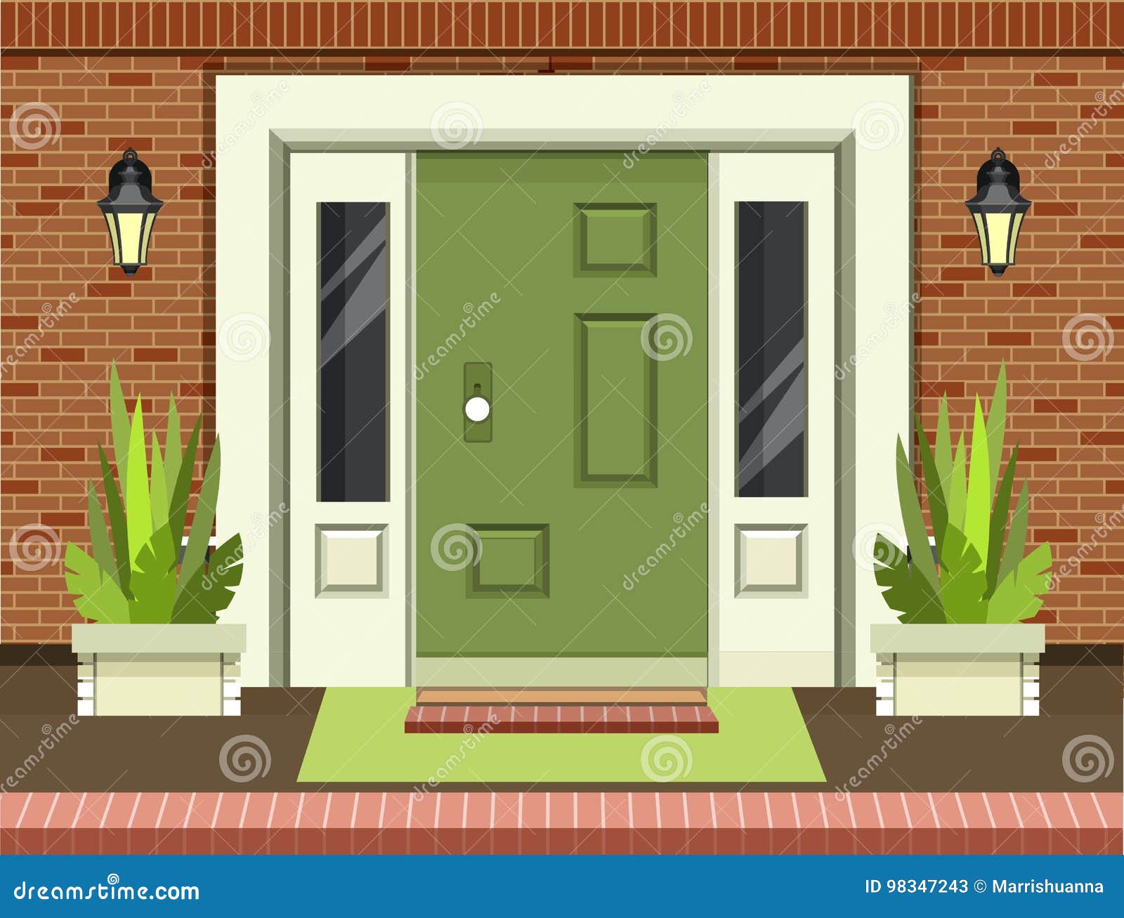 2,400+ Doorstep Stock Illustrations, Royalty-Free Vector Graphics