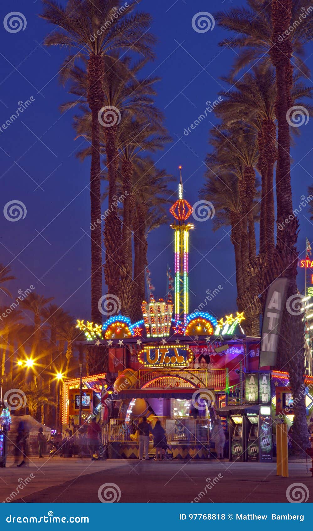 Front Entrance To the Date Festival in Indio Editorial Stock Photo