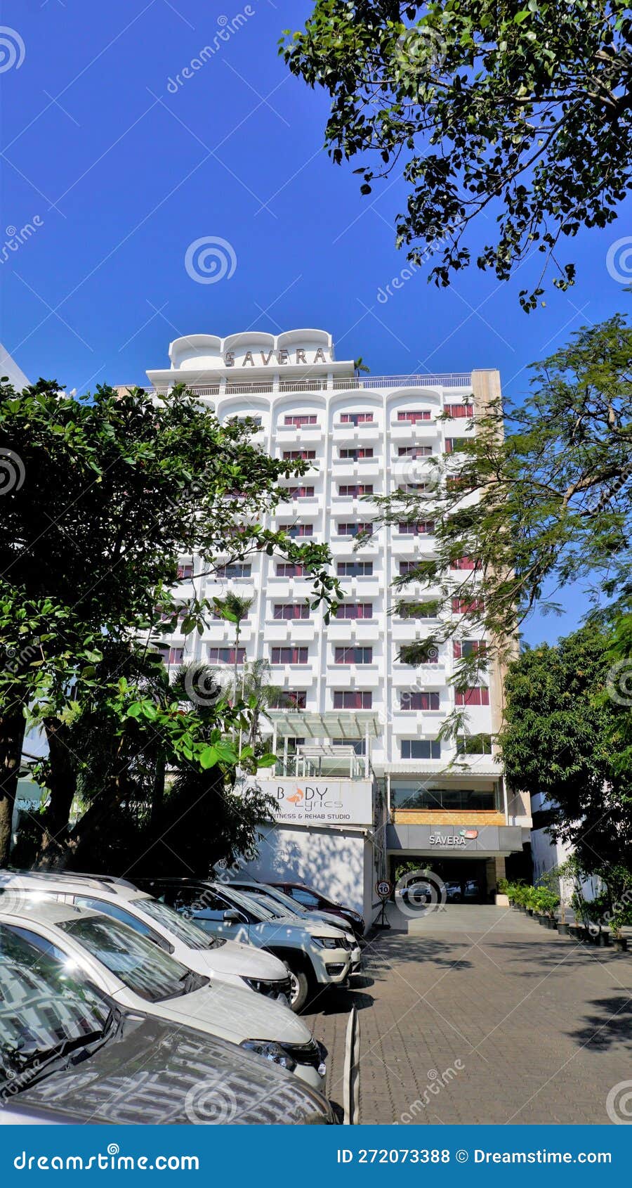 Front Entrance View of the Hotel Savera. Located in Dr Radha ...