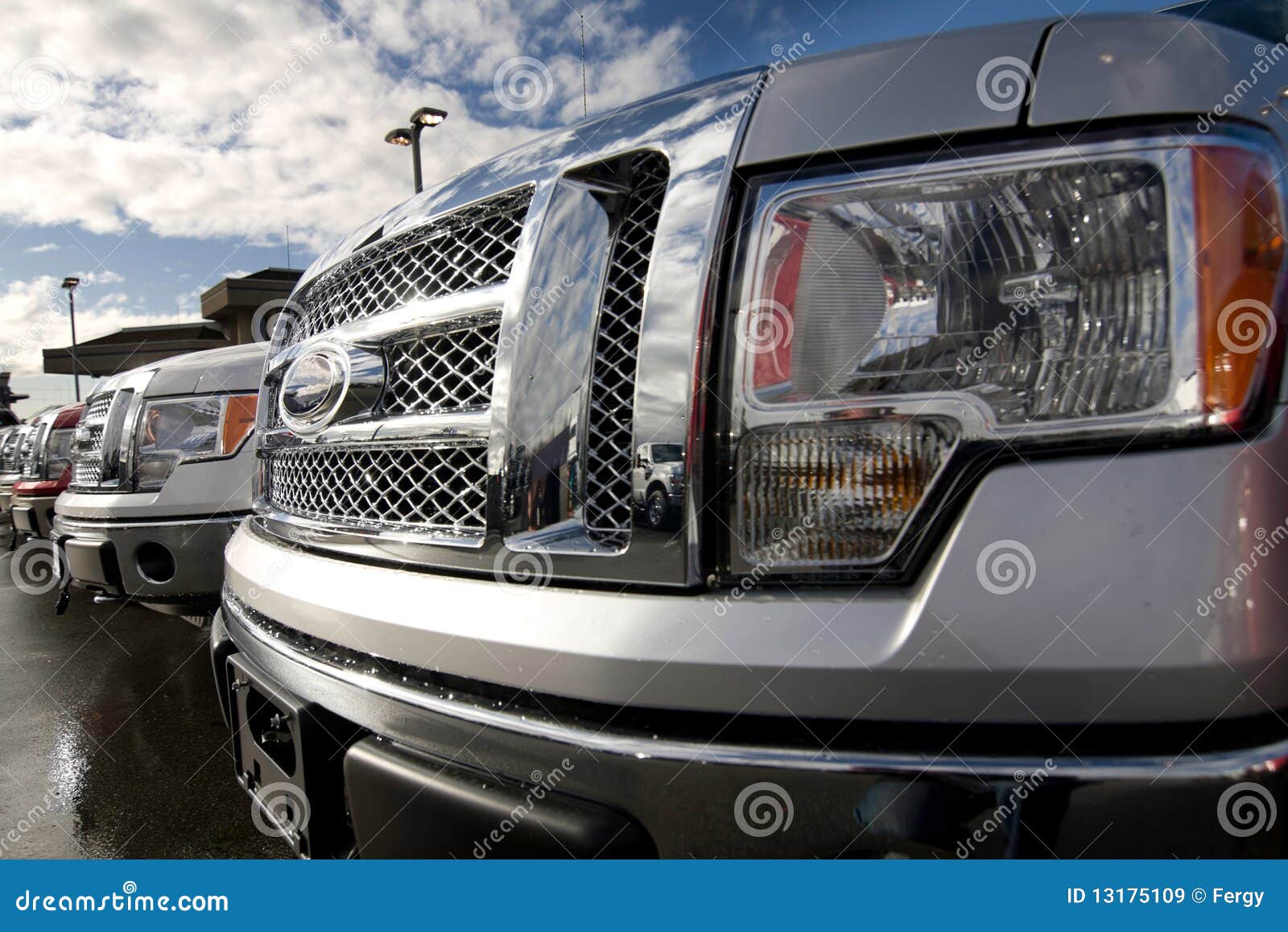 Front Grille Trucks RoyaltyFree Stock Photo 13175109