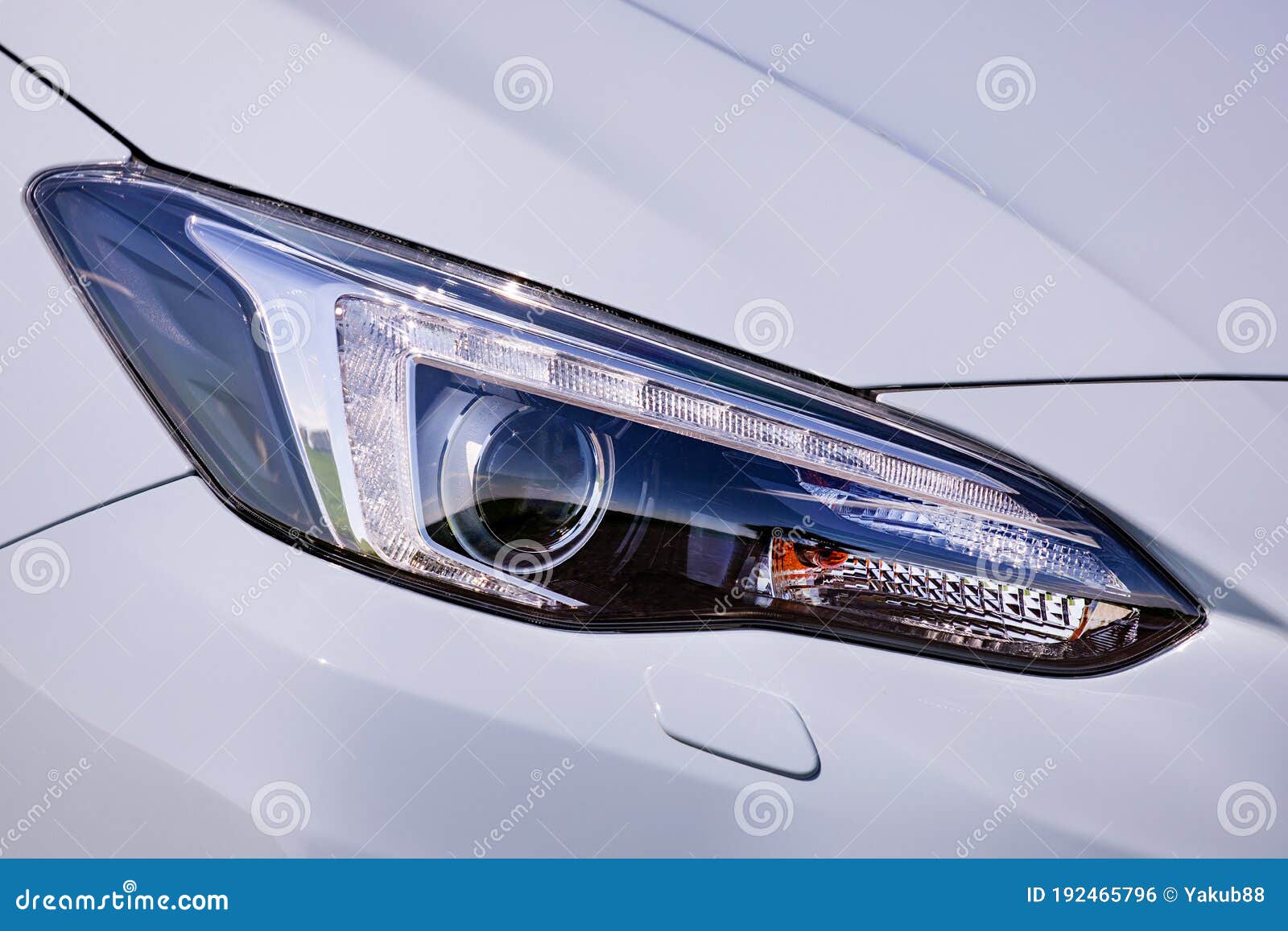 Front light of a car stock photo. Image of front, auto 192465796