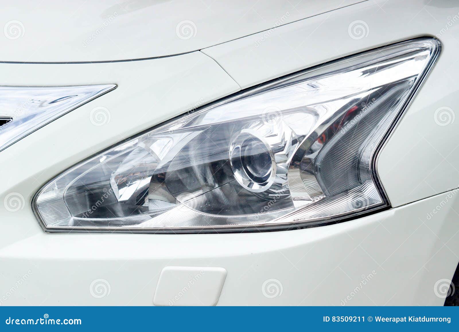 Front light of a car stock image. Image of auto, design 83509211