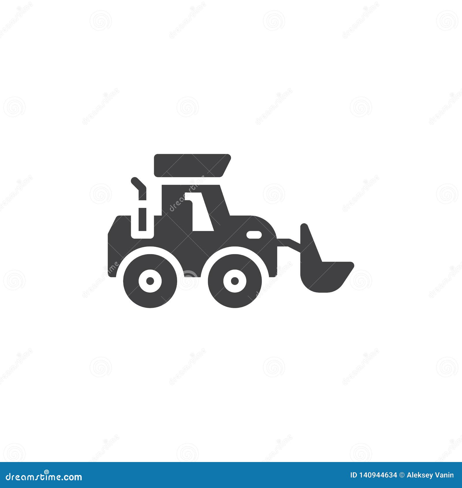 Download Front loader vector icon stock vector. Illustration of ...
