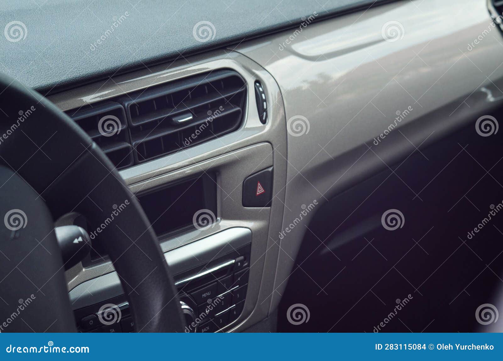 The front panel of the car stock photo. Image of board 283115084