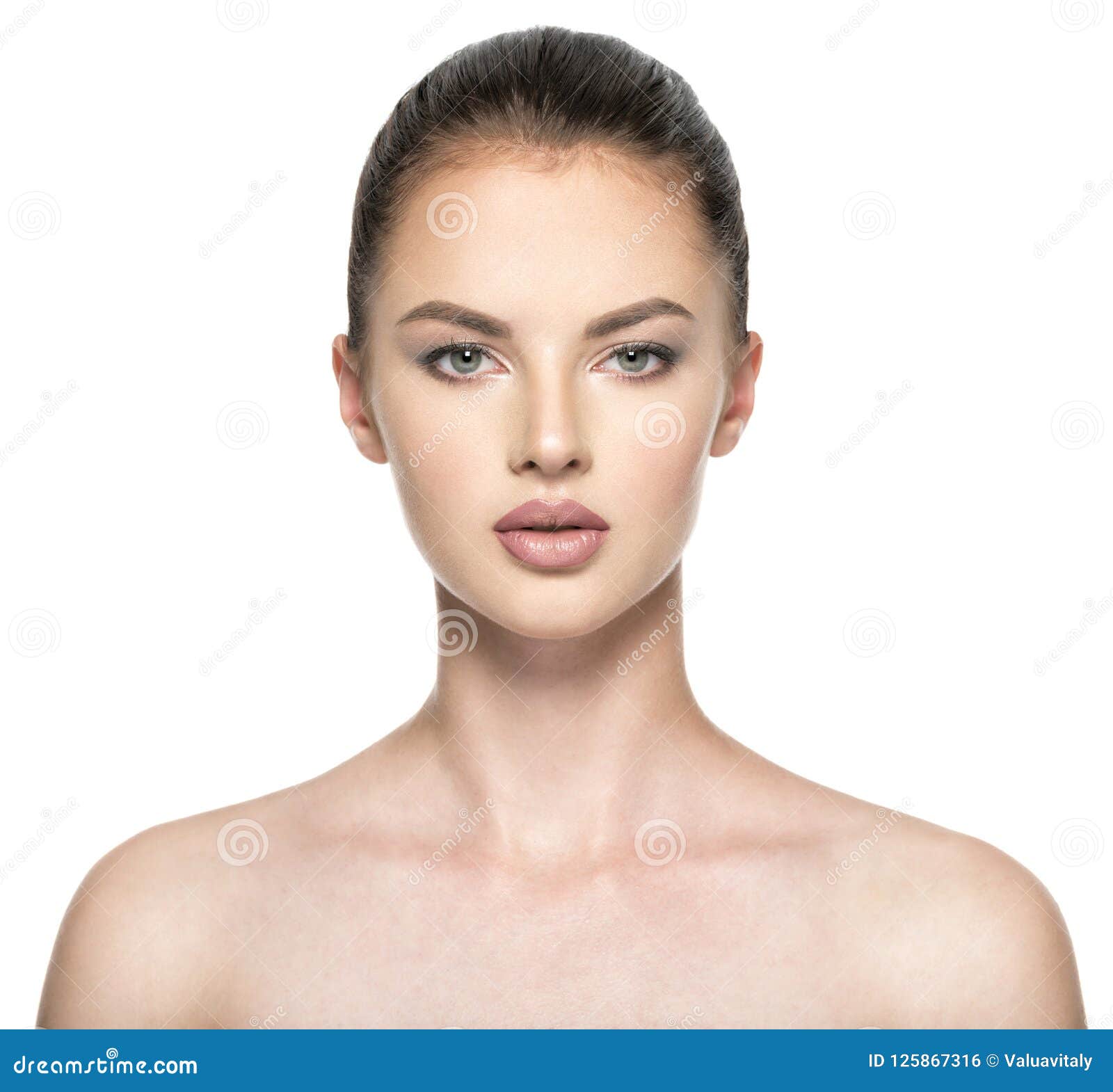 Woman Face Front And Side View : Face Reference Human Female Head 3d ...