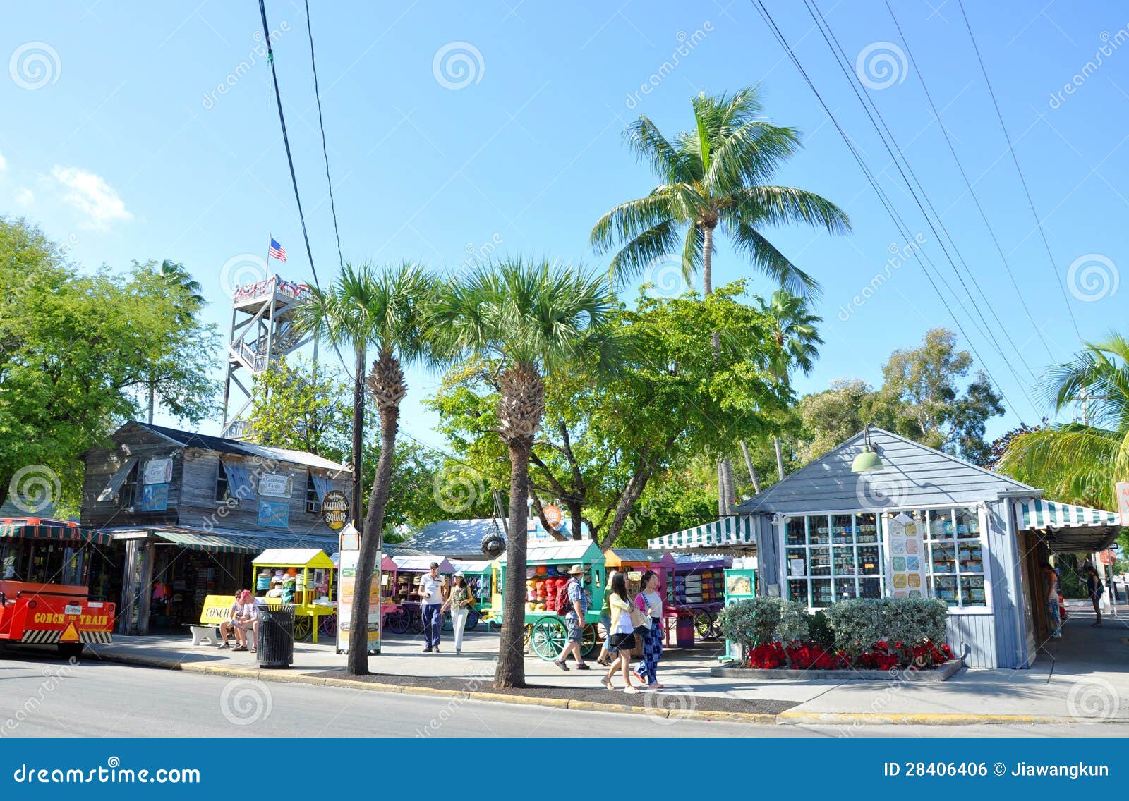 Front Street in Key West, Florida Editorial Photo Image of