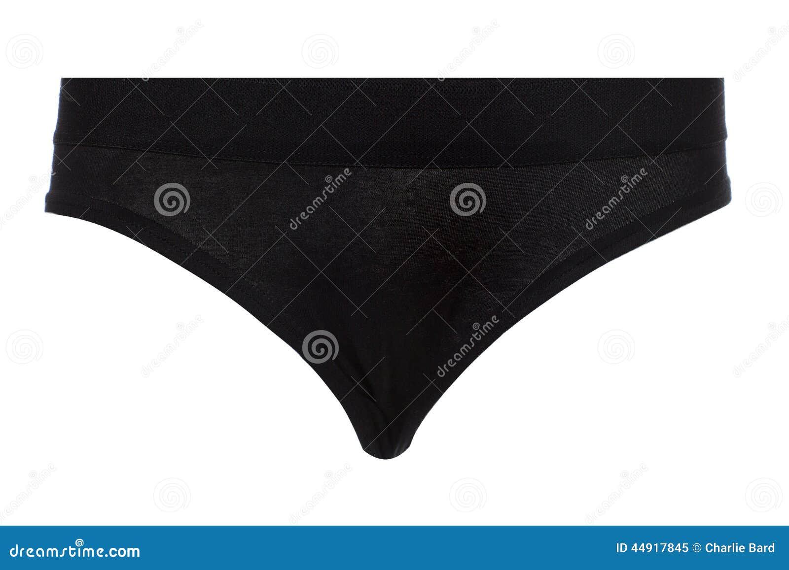 Front View of Black Bikini Underwear Stock Image Image of underwear, front 44917845