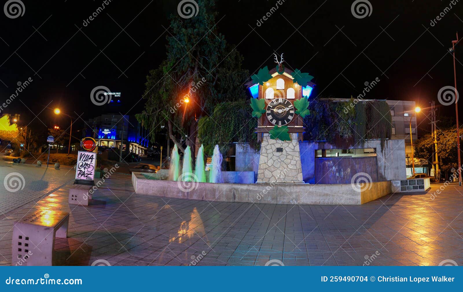 old  cuckoo clock in villa carlos paz
