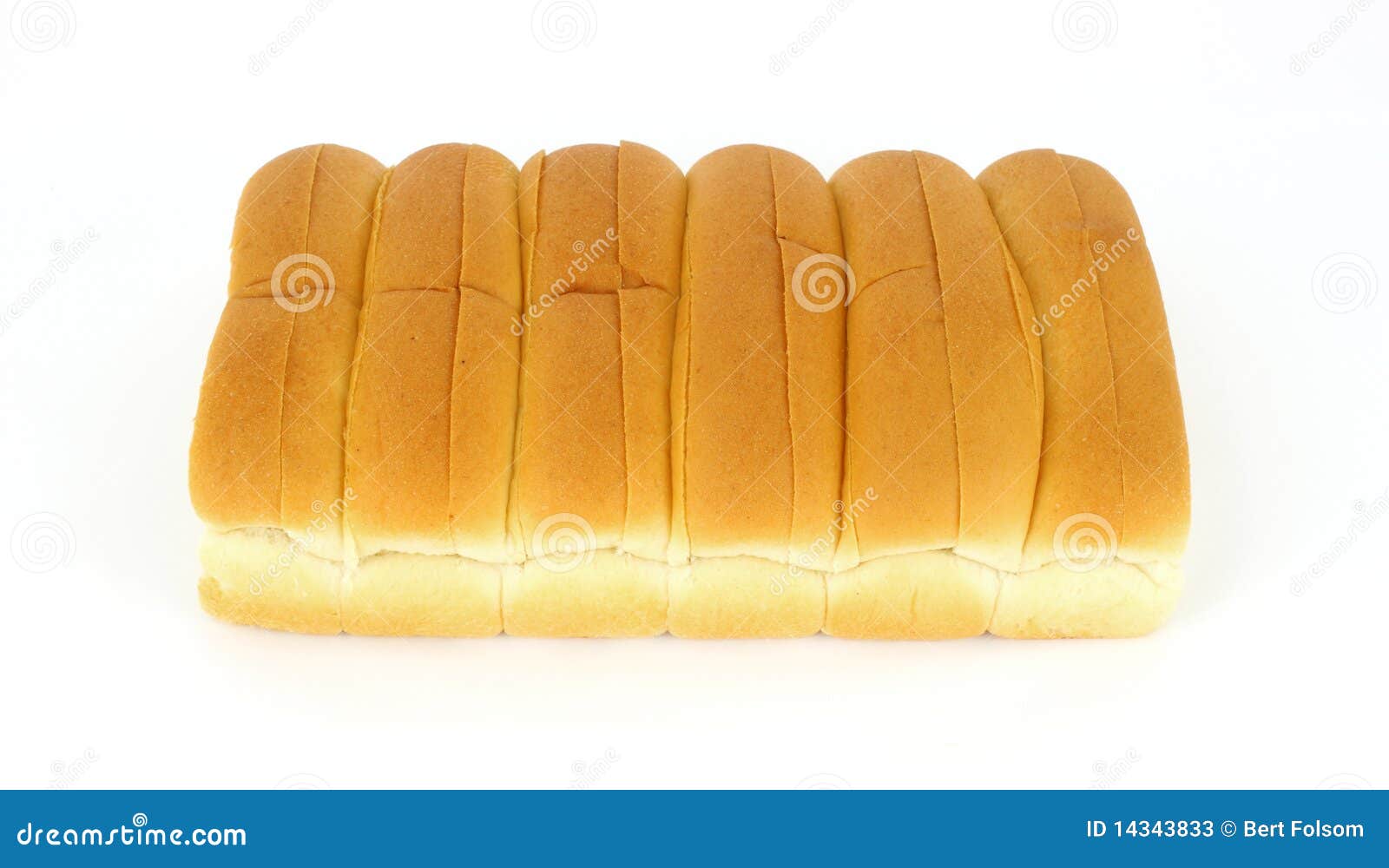 Front View of Fresh Hot Dog Buns Stock Image Image of product, item