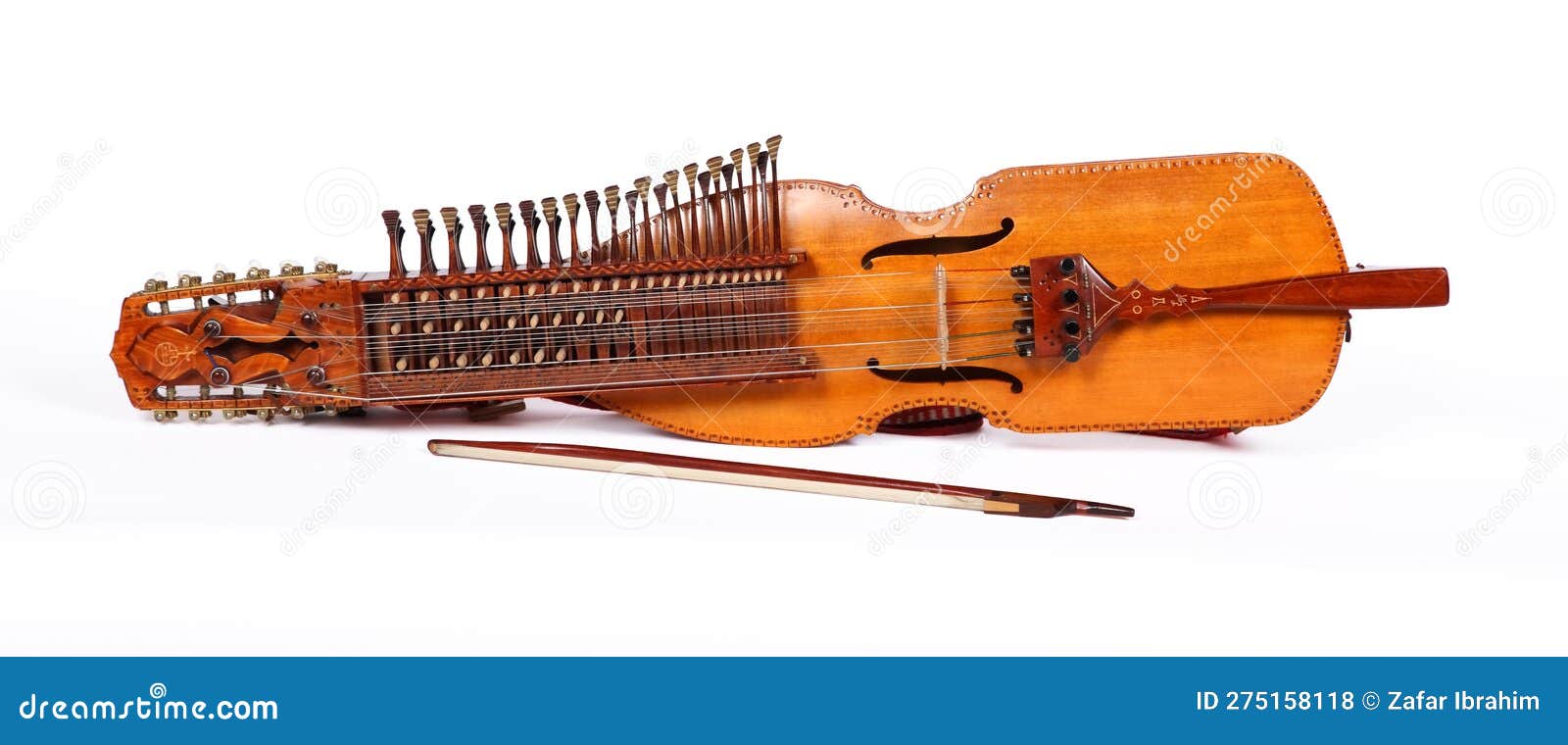 Front View of Nyckelharpa stock photo. Image of background 275158118