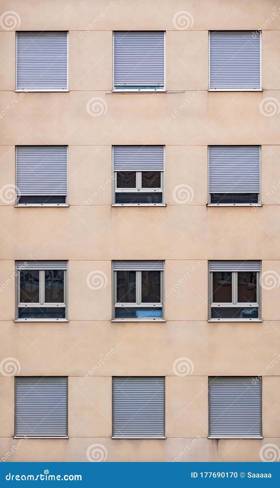 Quarantine Homes in Different Moods, Front View Stock Photo Image of