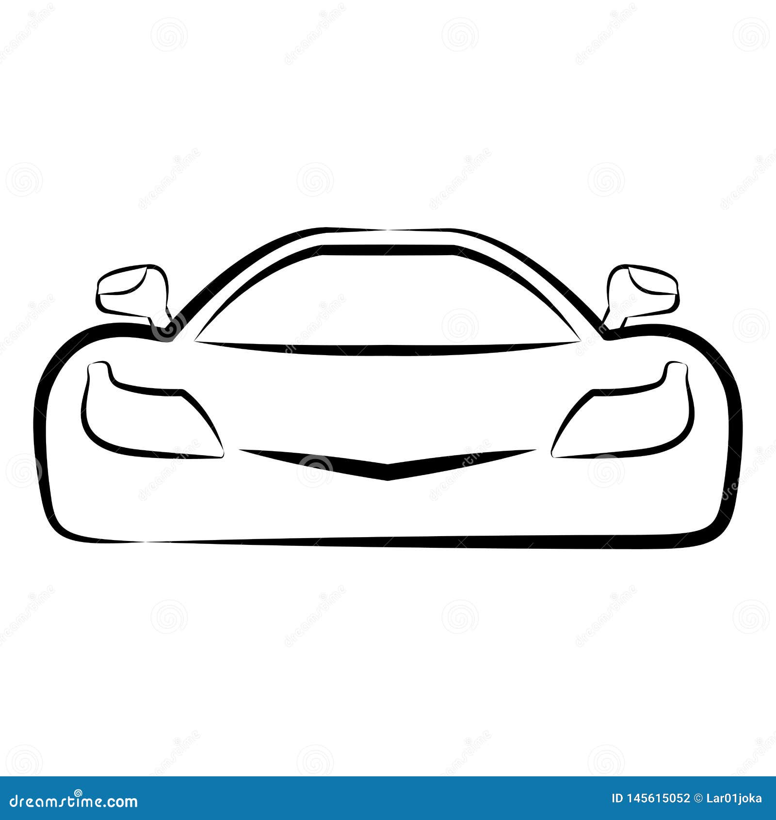 Car Illustration Front View, Auto Icon Graphic by md.shahalamxy · Creative  Fabrica