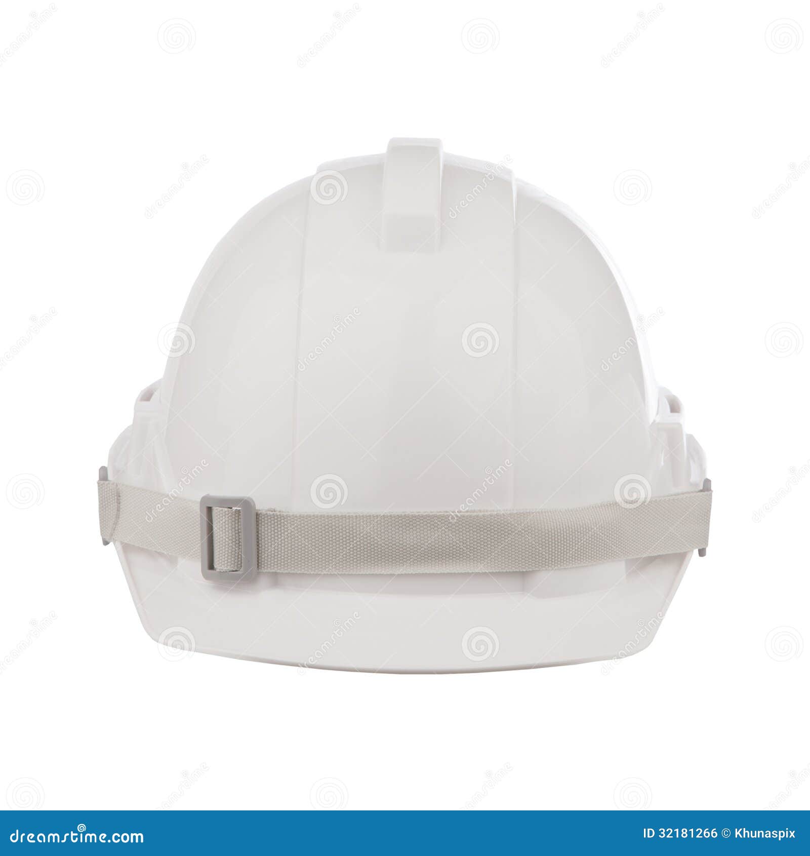 Front View Of Safety Helmet Cap Isolated White Royalty Free Stock Image