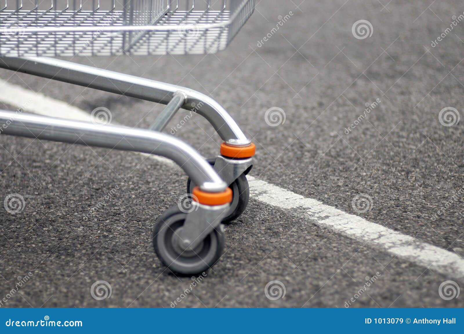 Front Wheels of Shopping Cart Stock Image Image of push, commerce