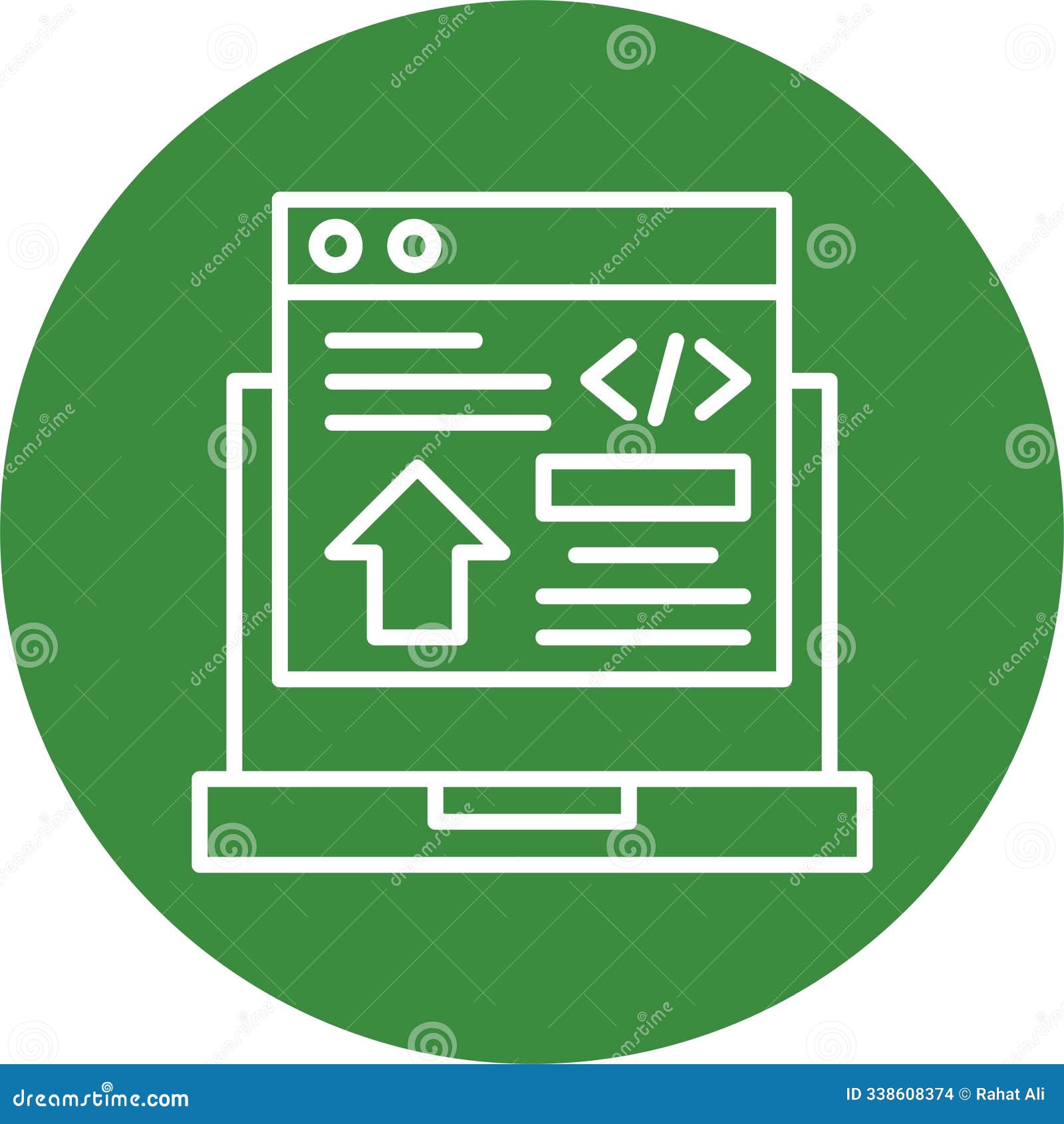 Frontend Development Concept. Website Interface Design Improvement ...