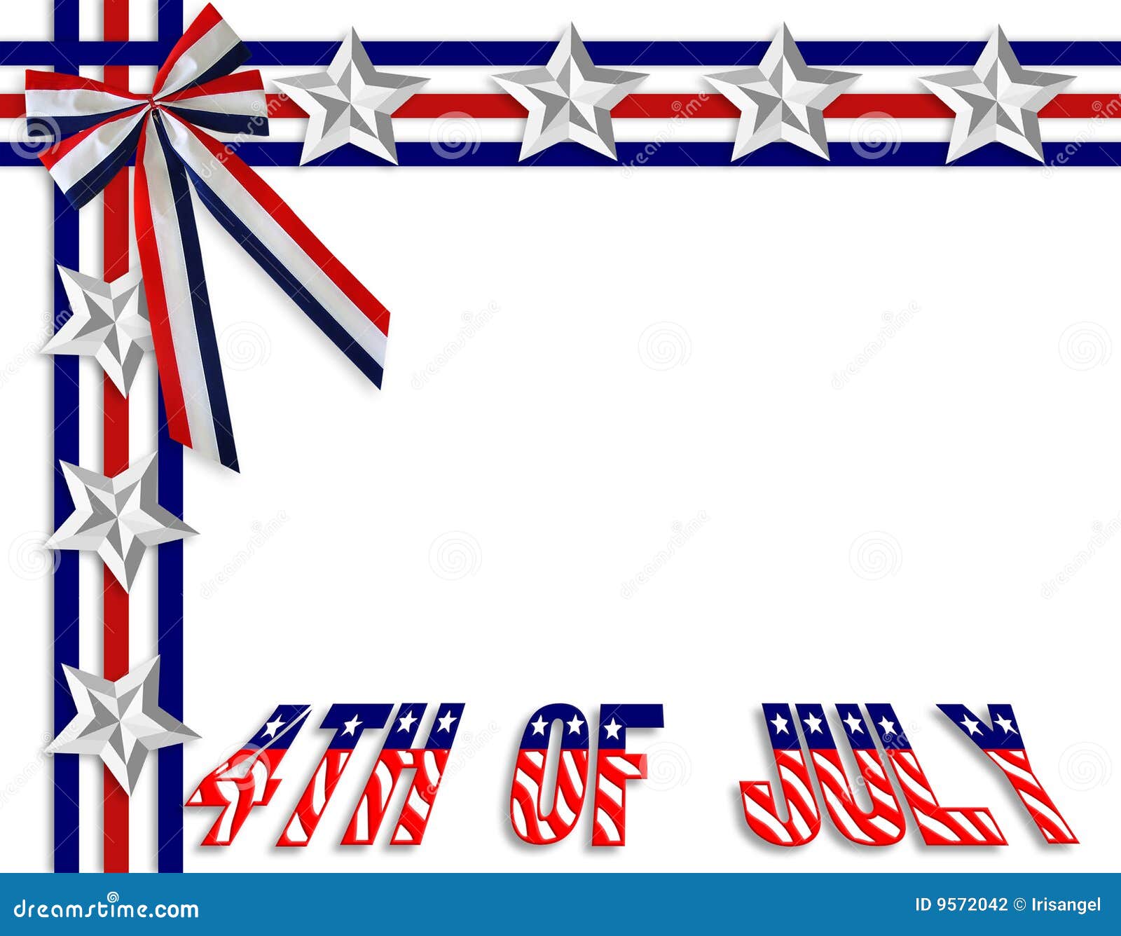Frontera Del Fondo Del 4 De Julio Stock de ilustración - Ilustración de  patriota, colorido: 9572042, image size:1600x1336