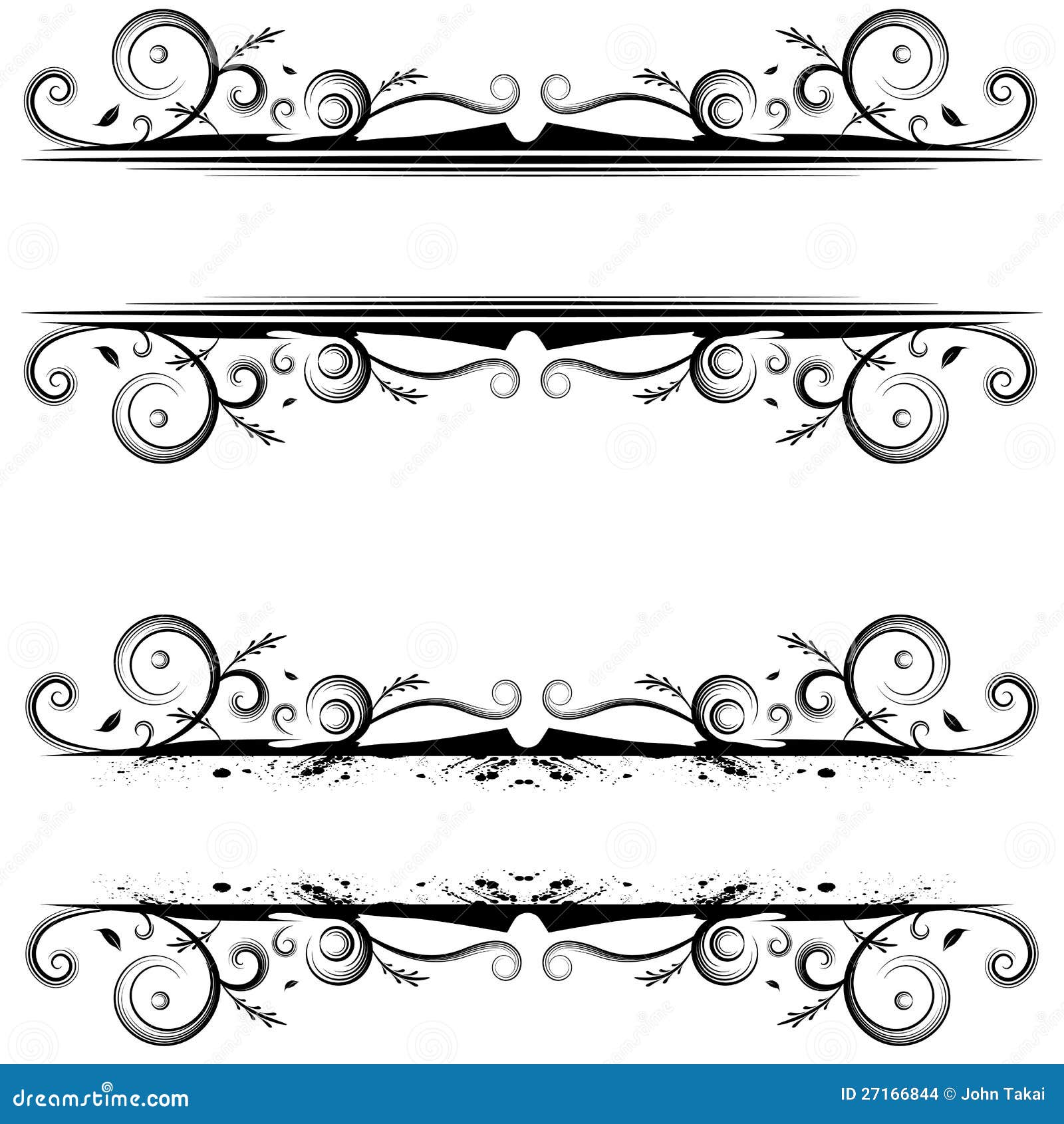 Borde de Banner en Espiral ilustración del vector. Ilustración de arte -  27166844, image size:1600x1690