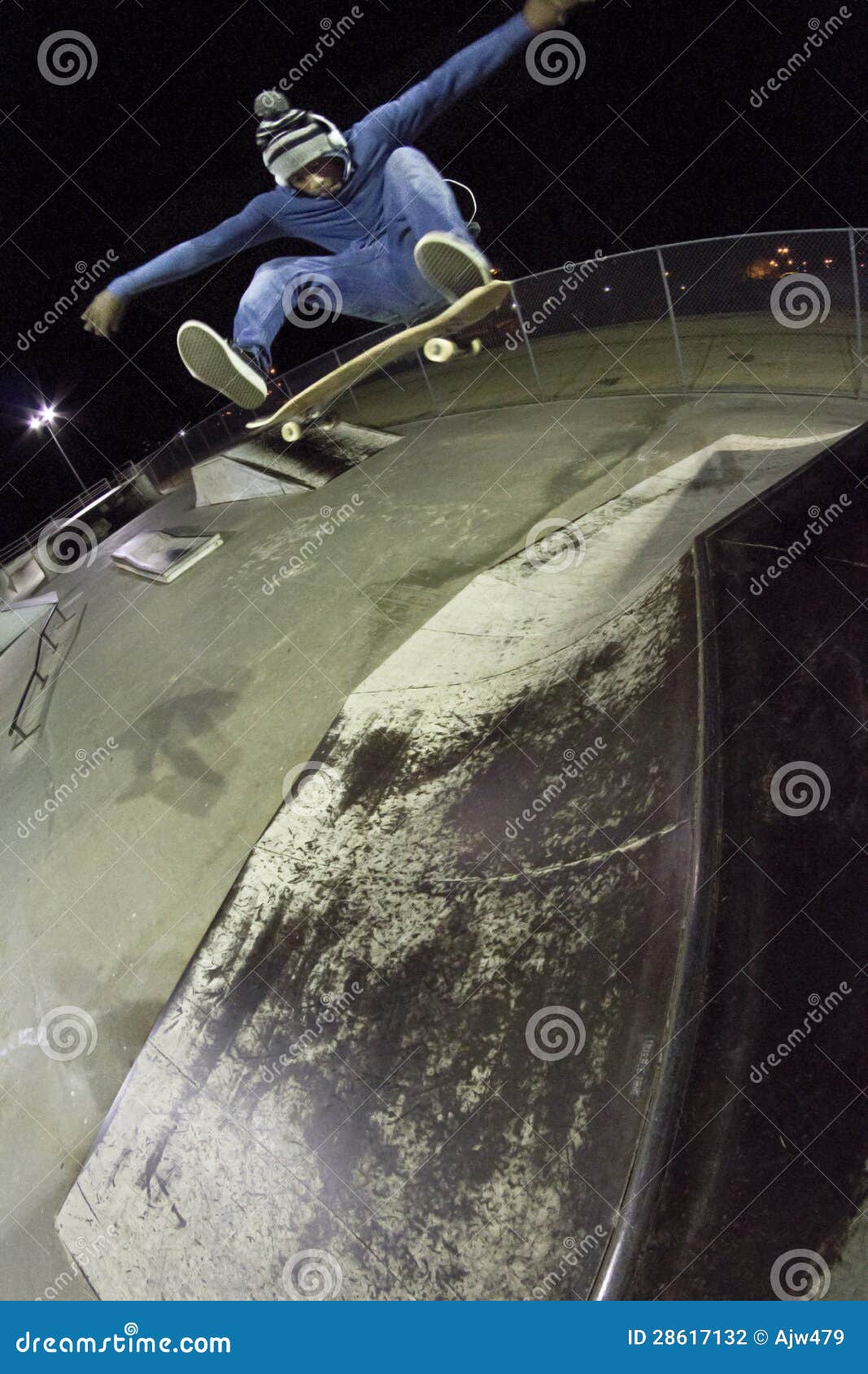 Frontside Kick flip Air editorial photography. Image of park 28617132