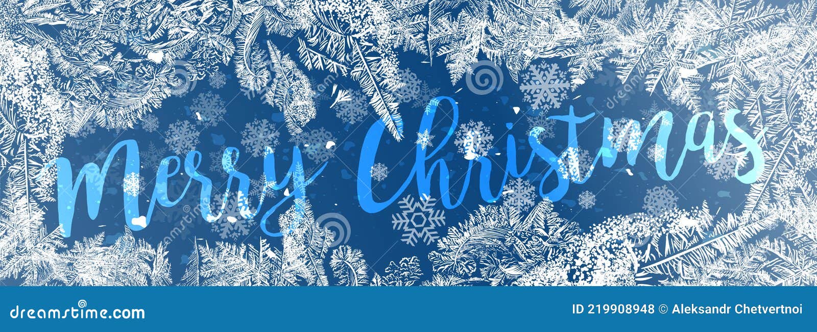Frost, Christmas, Winter Holiday Background Element. Can Be Used for a