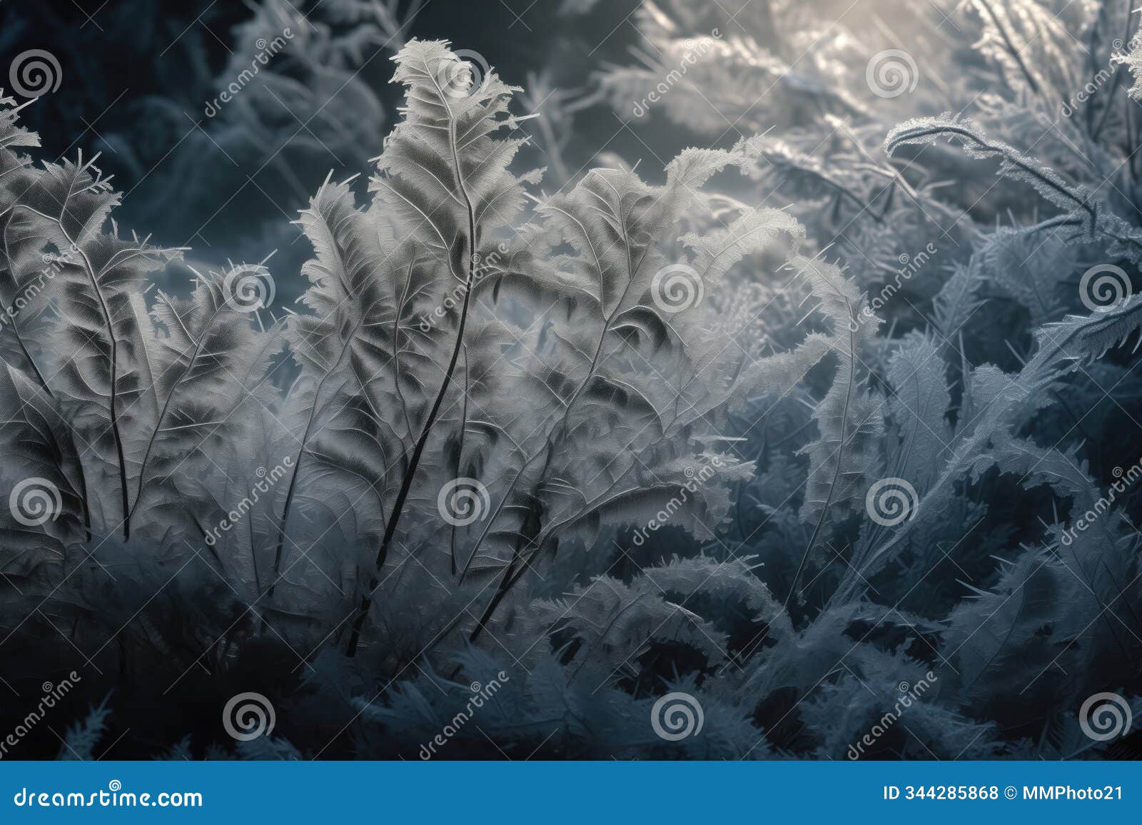 frost ice icey patterns window backlit winter light cold frigid
