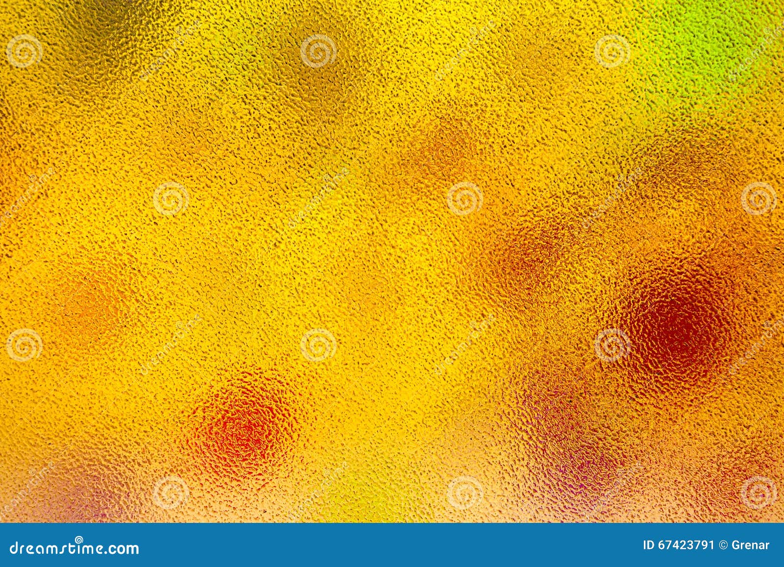 Frosted Glass Yellow Red Spots Stock Image Image of winter, mystery