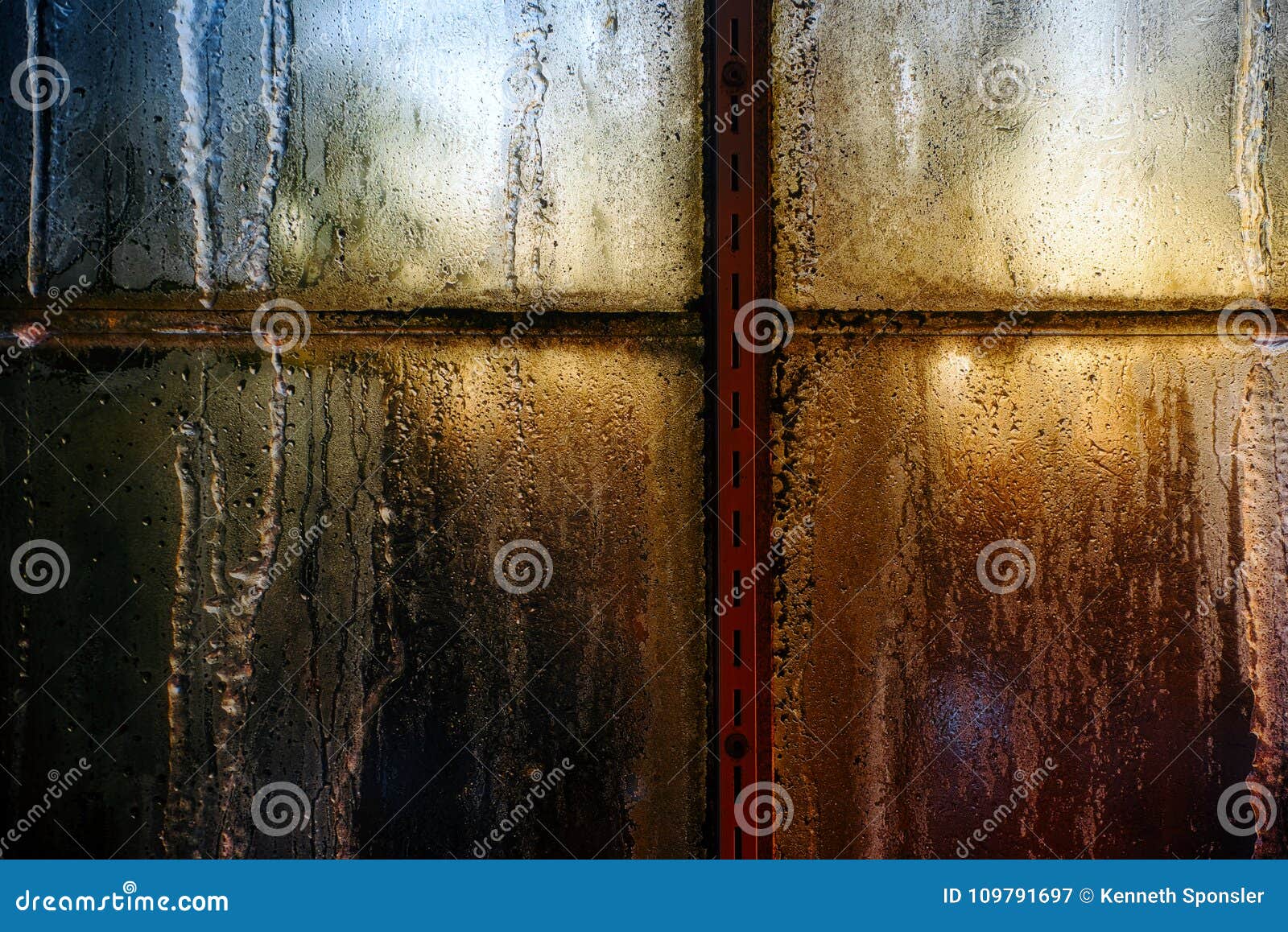Frosted Window Panes Stock Image Image Of Pattern Brown 109791697