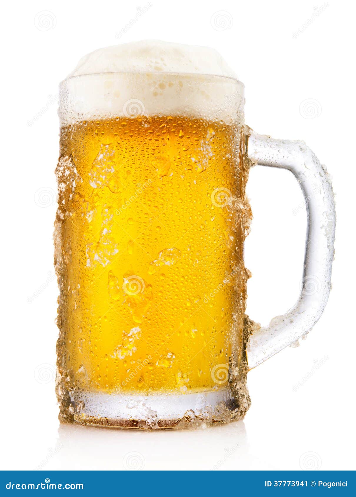Frosty mug of beer stock image. Image of celebration - 37773941