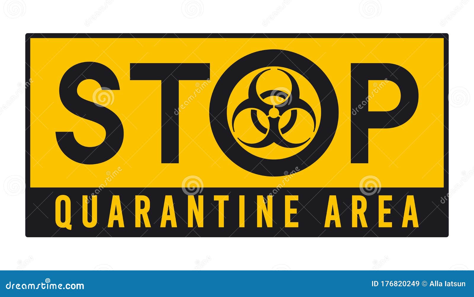 Stop Sign Quarantine Area Vector Stock Vector Illustration Of Pneumonia Pattern 176820249 